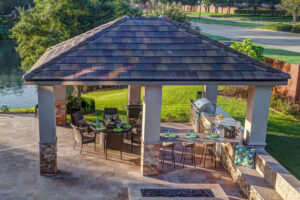 Arial View of a Houston Cabana