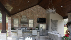 A Custom Summer Kitchen and Outdoor Living Space