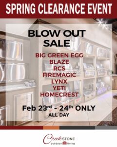 Creekstone Spring Clearance Event, Creekstone Outdoor Living, Houston, Texas