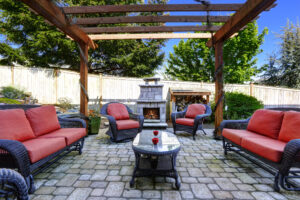 6 Creative Design Ideas For Your Backyard Renovation, Outdoor Fireplace, Outdoor Kitchen, Creekstone Outdoors, Houston TX