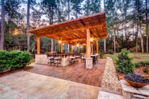 5 Durable Flooring Materials for an Outdoor Kitchen, Creekstone, Spring, TX