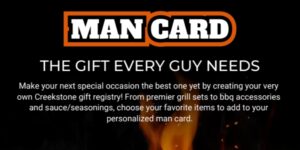 Man Card: The Gift Every Guy Needs Creekstone Outdoor Living